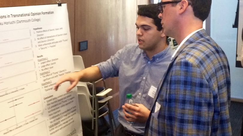 At conference in Berkeley, QSS major presents research on social cues